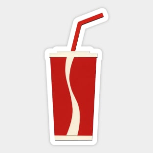 Red Softdrink Sticker